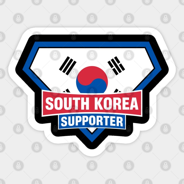 South Korea Super Flag Supporter Sticker by ASUPERSTORE